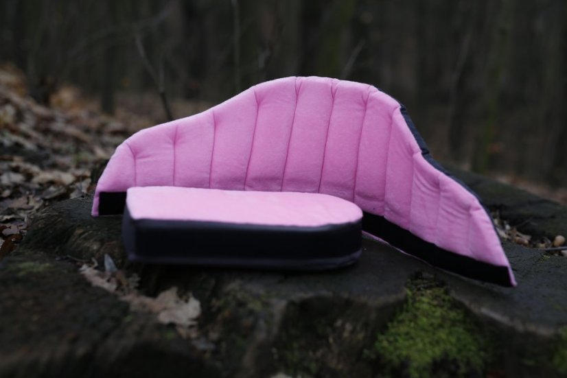 Dogrider® cushion for extra comfort (up to 5–6 kg) - Color: Pink