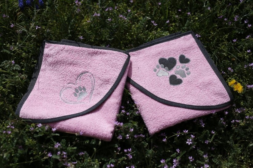 Ručník Bori zn. Dogrider®: Designový froté, 100% bavlna - Barva: Šedá